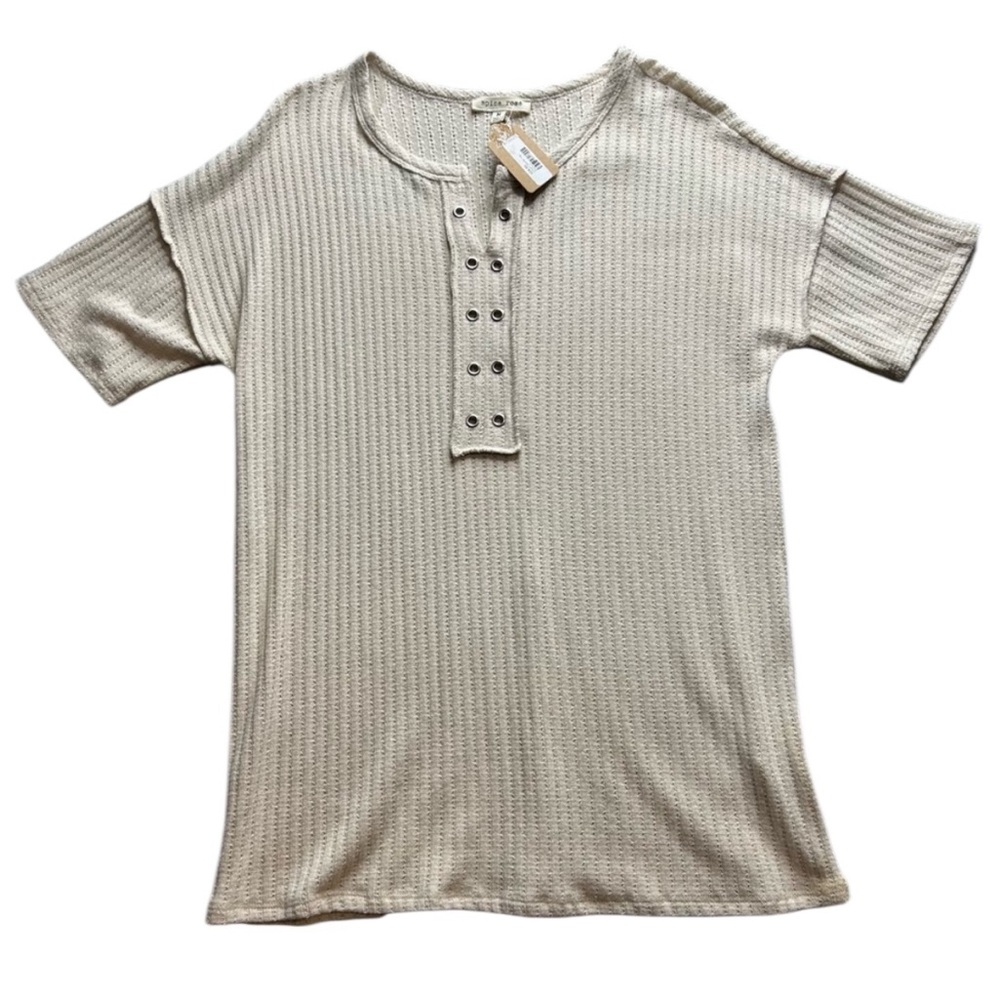 Spice Rose Women’s Beige Top NWT